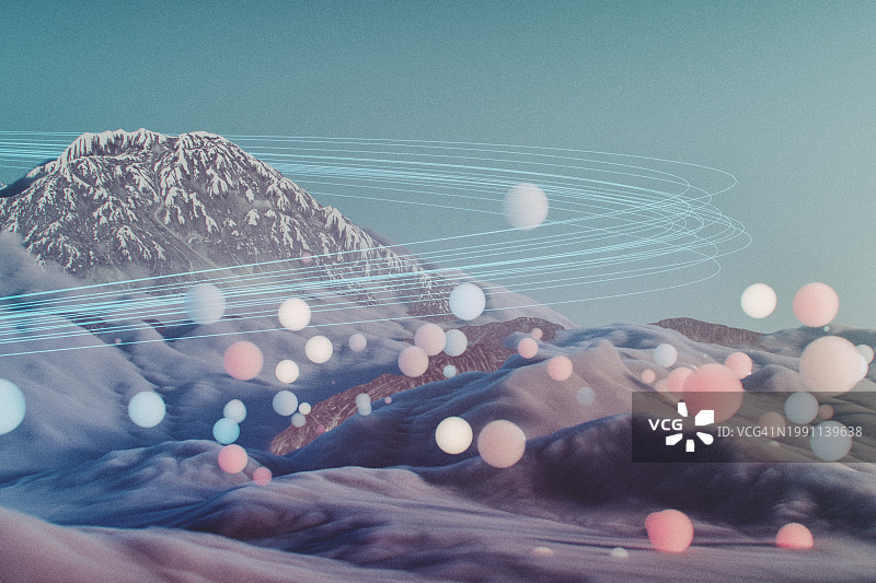 抽象超现实景观图片素材