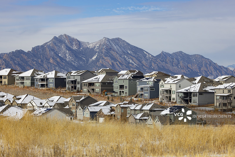科罗拉多州的新房子图片素材