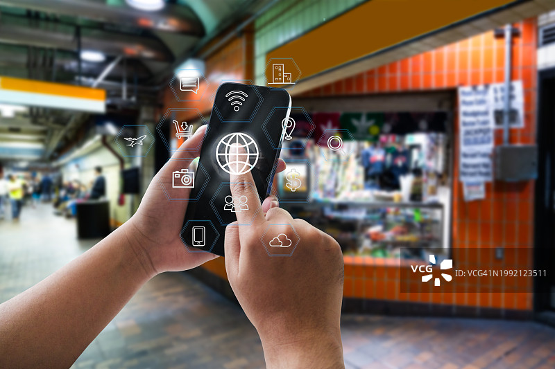 手机导航数字商务交通运输技术图片素材