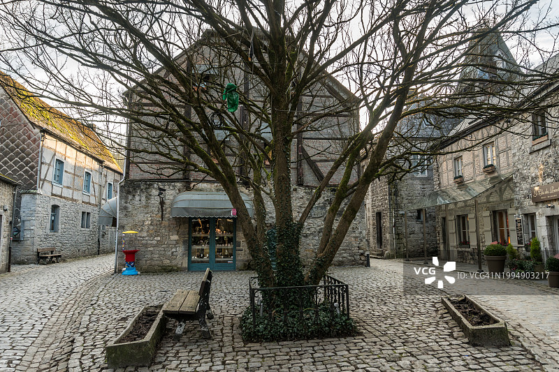 迪尔比小镇的城镇广场图片素材