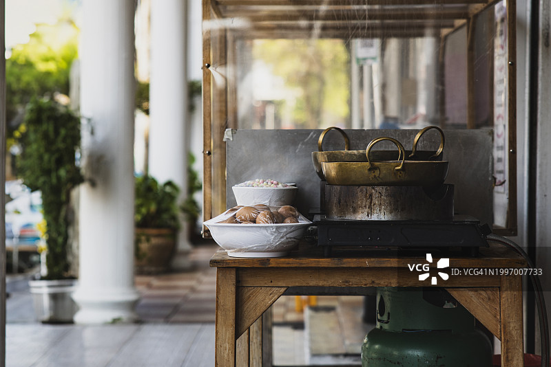 普吉岛的亚洲街头食品店图片素材