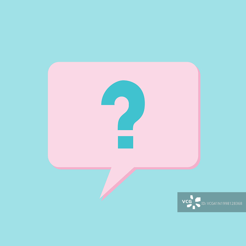 问号气泡图片素材