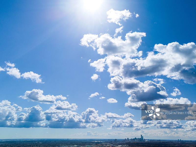 加拿阿尔伯塔省埃德蒙顿晴天海景图片素材