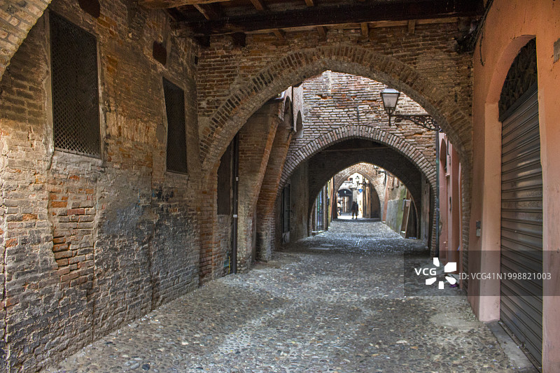 意大利费拉拉沃尔特街图片素材