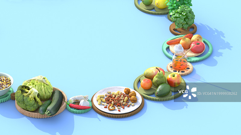 超级食物选择图片素材