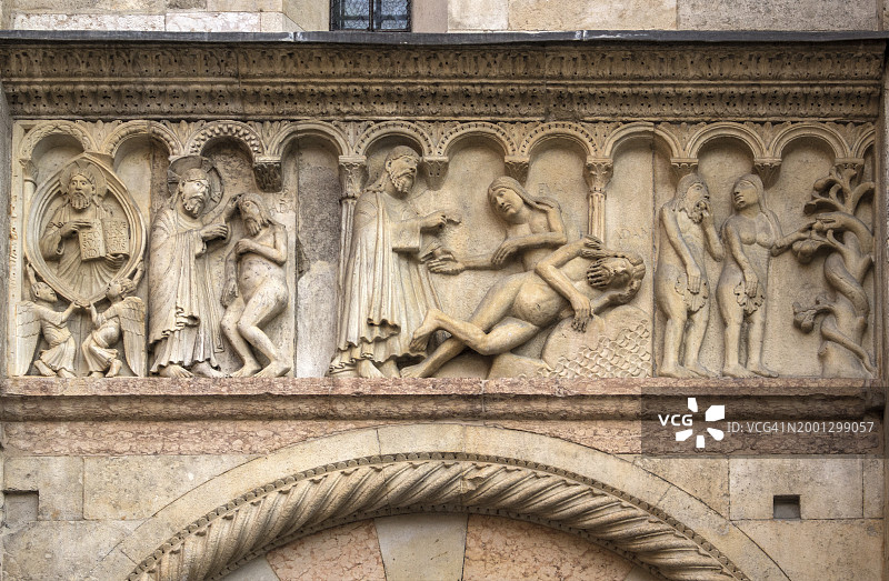 亚当和夏娃的创造图片素材