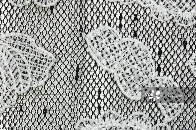 精美刺绣白色蕾丝背景图案图片素材