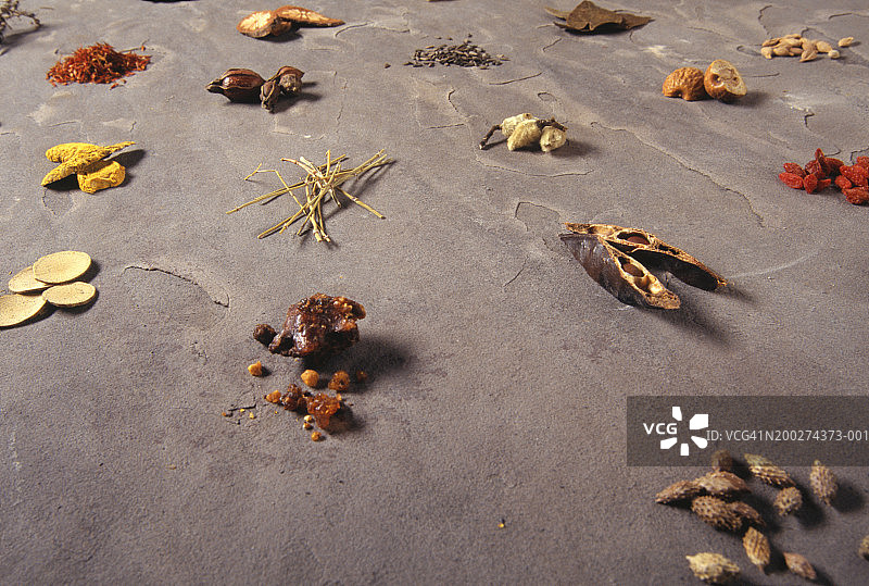 顺势疗法药物，高角度视图图片素材