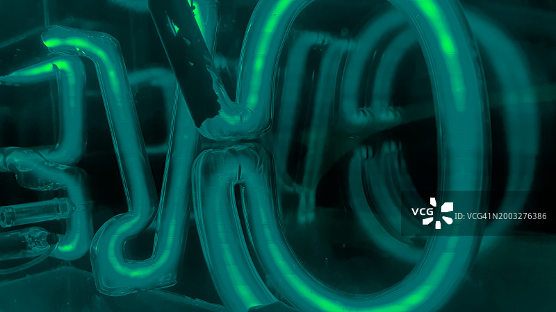 霓虹灯管细节图片素材