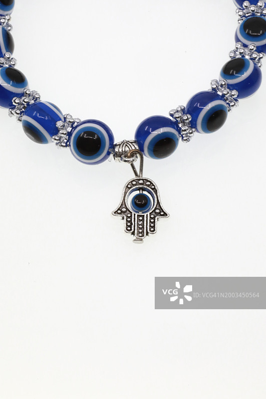 “Hamsa”：带来好运的手或法蒂玛之手图片素材