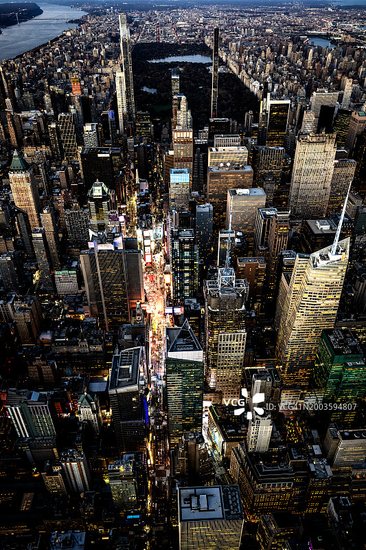不同视角的曼哈顿图片素材