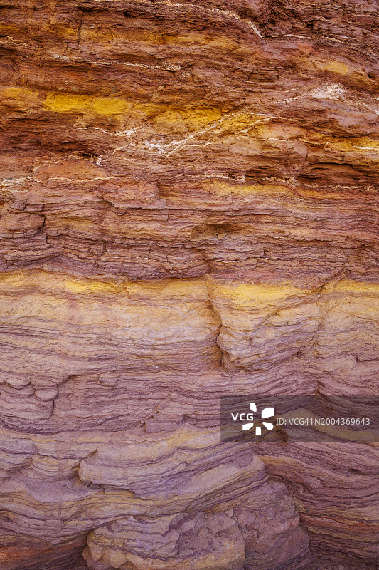 赭色墙壁，澳大利亚南部的弗林德斯山脉图片素材