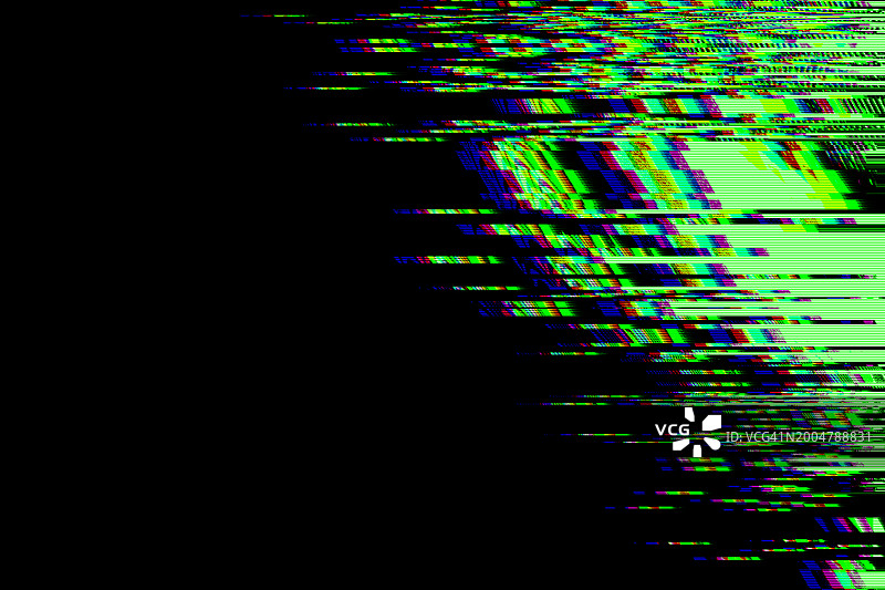 多色故障风抽象纹理背景图片素材