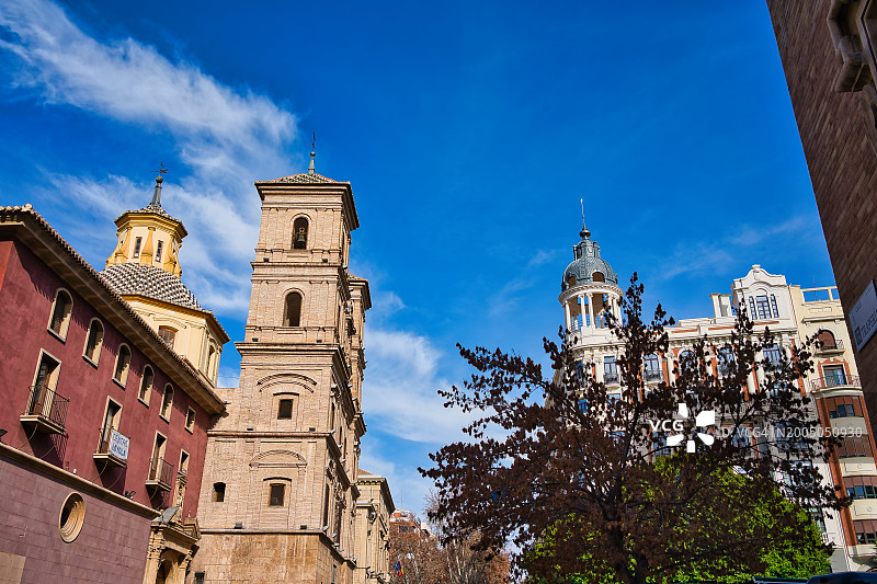 西班牙穆尔西亚圣多明各广场图片素材