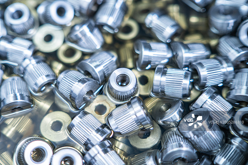 制造业的钢铁零件图片素材