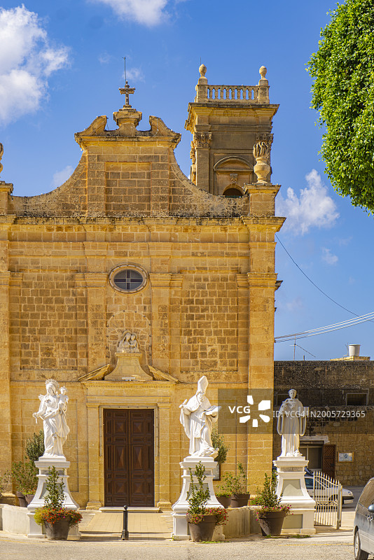 马耳他戈佐岛圣奥古斯丁教堂图片素材