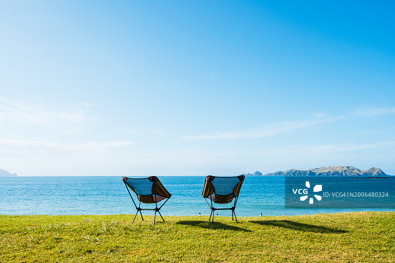 亲近自然的露营活动图片素材