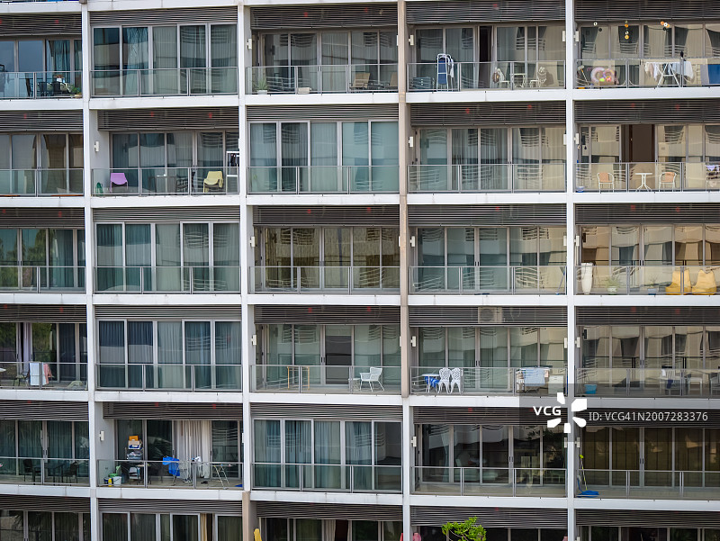 特写：泰国曼谷的豪华外籍人士和退休公寓图片素材