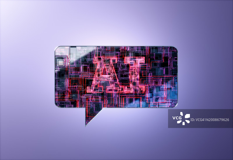 人工智能语音气泡图片素材