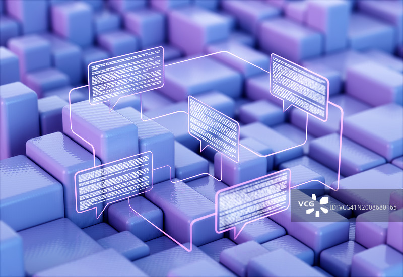 互联的语音气泡图片素材