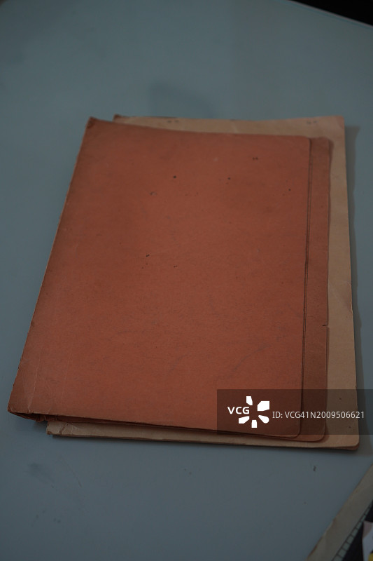 复古纸质文件图片素材