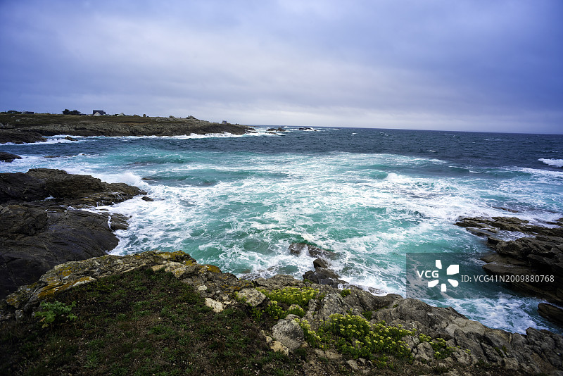 基伯龙半岛的狂野海岸图片素材