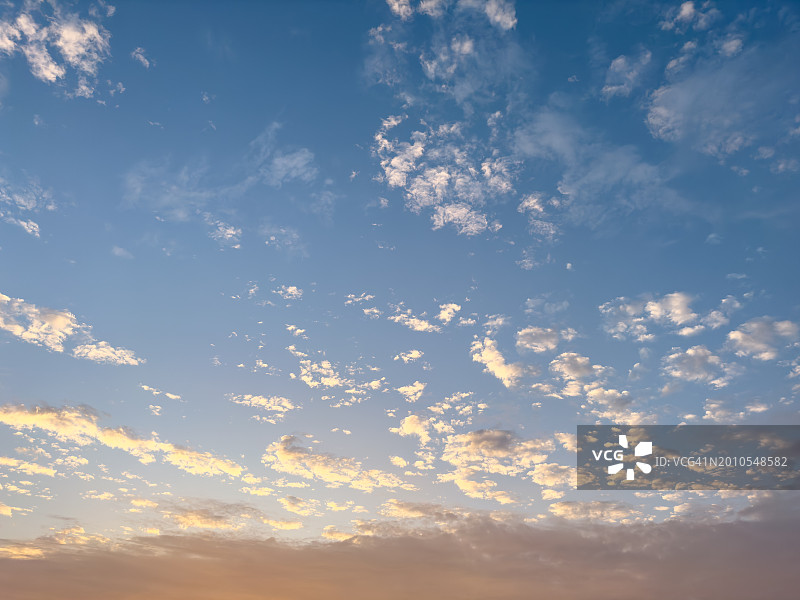 黄昏时的云彩图片素材