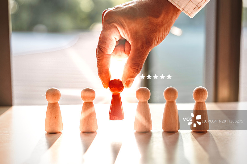 人力资源管理、选拔、领导力、金星图片素材