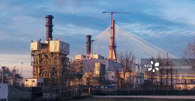 戈迪·霍威国际大桥 - 建设中图片素材