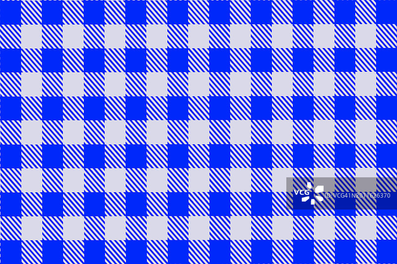 蓝色格子帆布图案图片素材