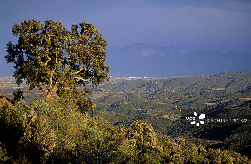 东方比利牛斯山脉景观图片素材