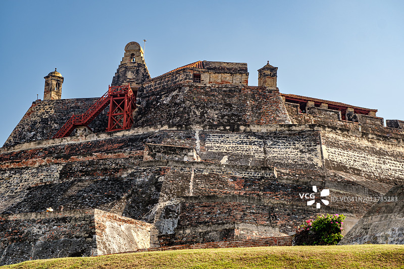 2024年1月14日拍摄的圣费利佩·德·巴拉哈斯城堡景色图片素材