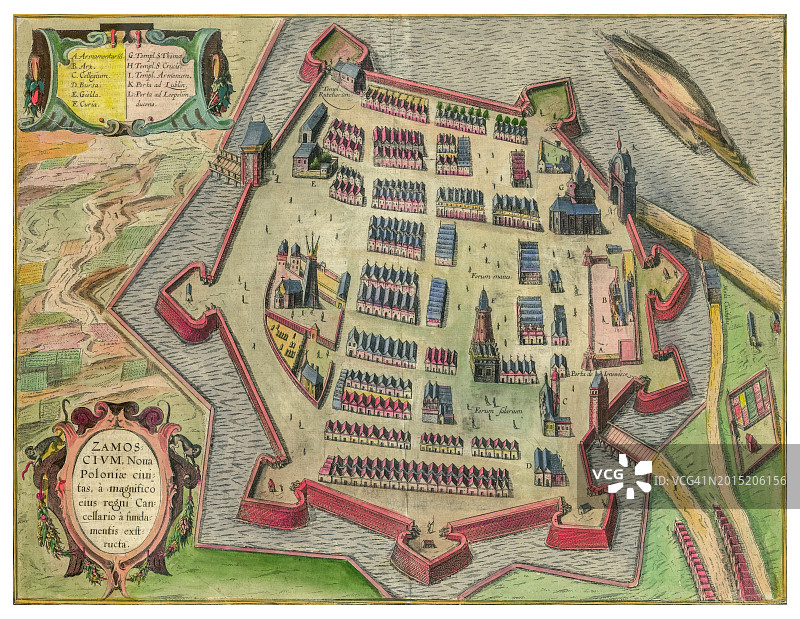 扎莫希奇城市规划图图片素材