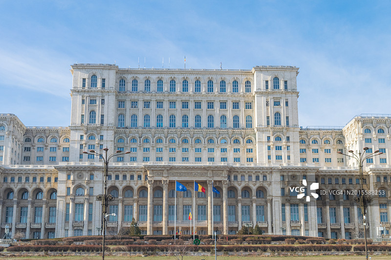 罗马尼亚布加勒斯特议会宫图片素材