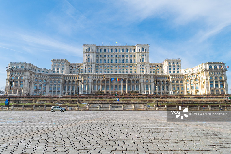 罗马尼亚布加勒斯特议会宫图片素材