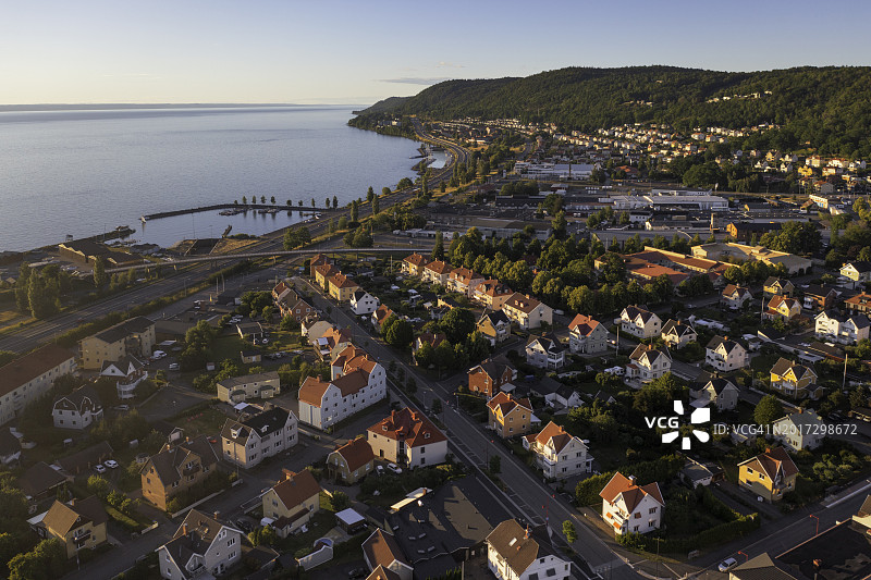 胡斯克瓦纳鸟瞰图片素材