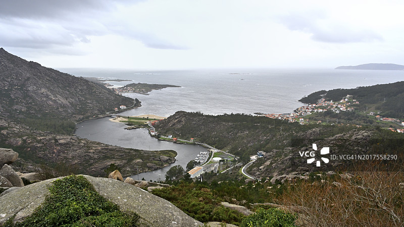 大西洋鸟瞰图图片素材