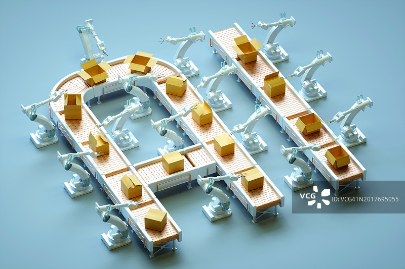 AI生产线图片素材