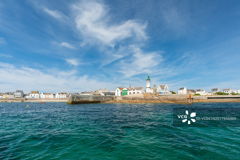 塞纳岛之夏：布列塔尼的加勒比海风情图片素材