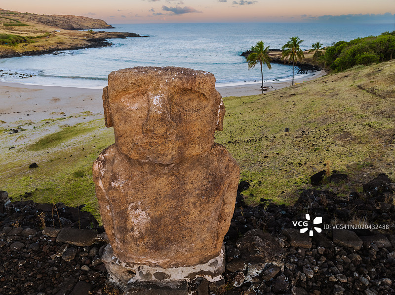 阿胡阿图雷胡基石像图片素材
