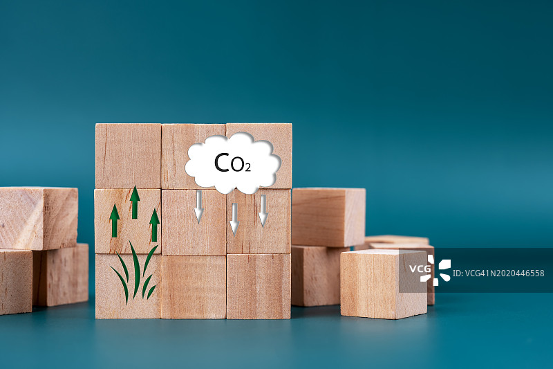 减少二氧化碳排放概念图片素材