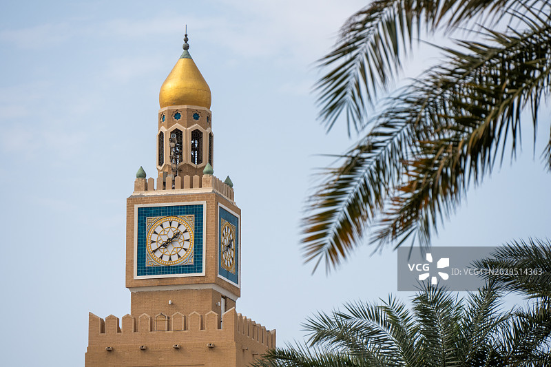 科威特城赛义夫宫钟楼图片素材