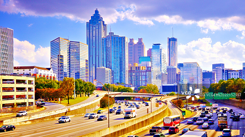 亚特兰大市中心景观图片素材