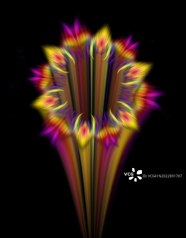 抽象背景，3D效果的运动深孔圆形图片素材