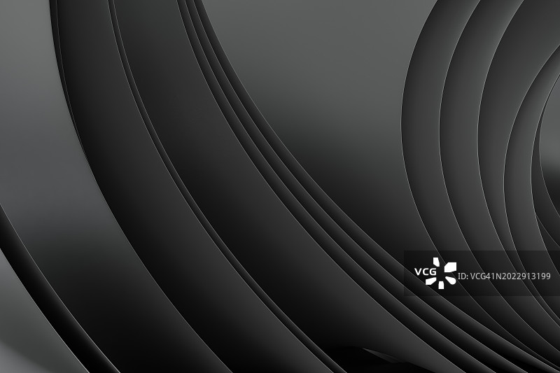 抽象分层黑色背景单色图案设计元素图片素材