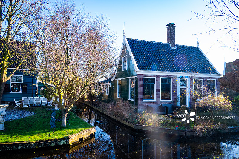 荷兰赞斯塔德赞斯堡的历史建筑群图片素材