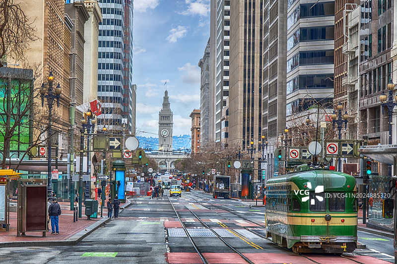 旧金山市场街景图片素材