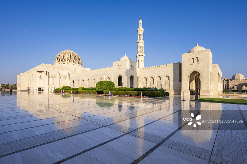 阿曼马斯喀特苏丹卡布斯大清真寺图片素材