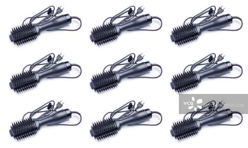 白色背景上的发刷图案图片素材