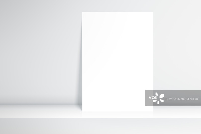 靠墙的空白标志牌图片素材